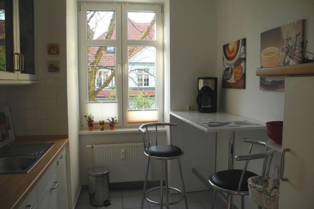 Heinrich-Heine-Strasse App 09 - Parkblick Daire Rostock Dış mekan fotoğraf